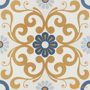 undefined-Ceramic Ivory Moroccan Tile Code25900 (300x300mm, Matt)