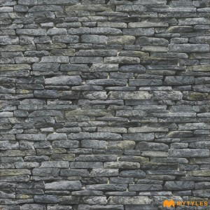 undefined-Ceramic Black Elevation Wall Tile Code18531 (300x600mm, Matt)