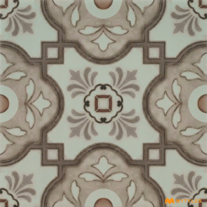 undefined-Vitrified Pink Moroccan Tile Code25258 (300x300mm, Matt)