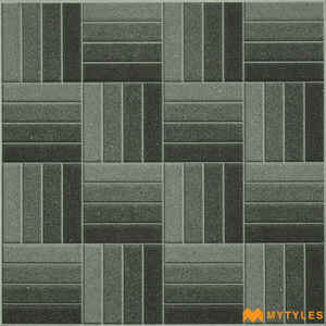 undefined-Vitrified Digital Parking Tile Code3156 (300x300mm, Matt)