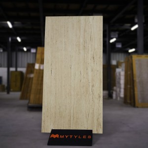 undefined-Vitrified Brown Floor and Wall Tile Code30147 (600x1200mm, Matt)