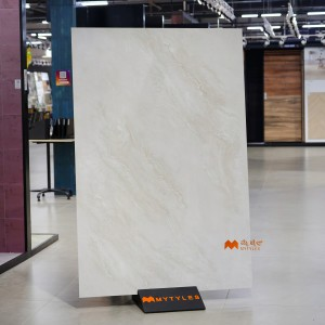 undefined-Vitrified Gray Slab Floor and Wall Tile Code37198 (1200x1800mm, Matt)