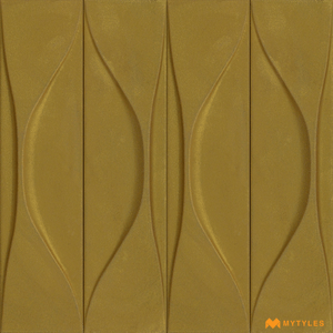 undefined-Imported 3D Wall Tile Code22102 (100x400mm, Metallic)