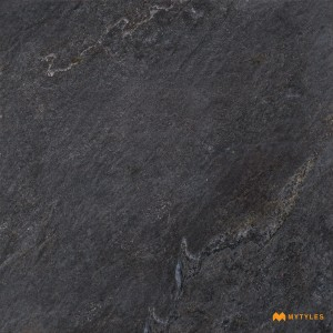 undefined-Vitrified Black Digital Parking Floor and Wall Tile Code31006DK(500x500mm, Matt)