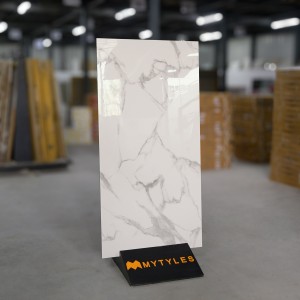 undefined-Vitrified White Floor and Wall Tile Code25884 (600x1200mm, Glossy)