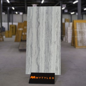 undefined-Vitrified Gray Floor and Wall Tile Code29211 (600x1200mm, Matt)