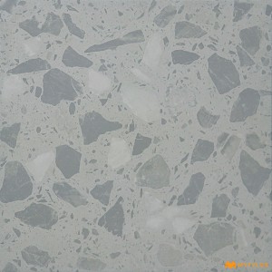 undefined-Vitrified Gray Digital Parking Floor and Wall Tile Code25270 (400x400mm, Matt)