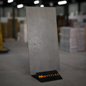 undefined-Vitrified Gray Floor and Wall Tile Code32317 (600x1200mm, Matt)