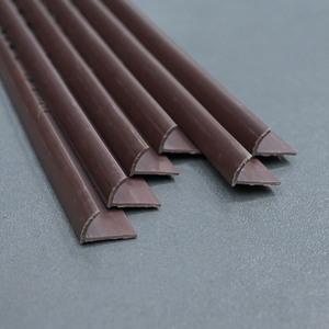 undefined-Tiles Corner Beading Brown (8 Feet Length, PVC, Matt)