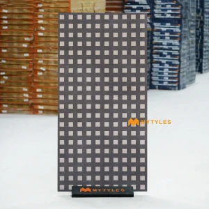 undefined-Retina Nero Box Black Matt Vitrified Tile 600x1200mm - Pack of 2