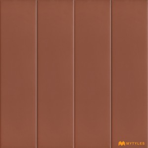 undefined-Imported Red Subway Wall Tile Code24449 (50x200mm, Matt)