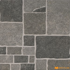 undefined-Vitrified Gray Digital Parking Floor and Wall Tile Code31048 (300x300mm, Matt)