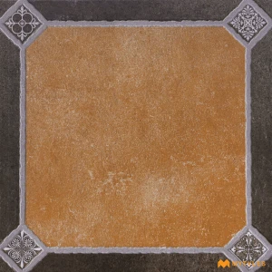 undefined-Vitrified Brown Digital Parking Floor and Wall Tile Code38365 (400x400mm, Matt)