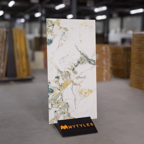Glazed Vitrified-Vitrified White Floor and Wall Tile Code19194 (600x1200mm, Matt)