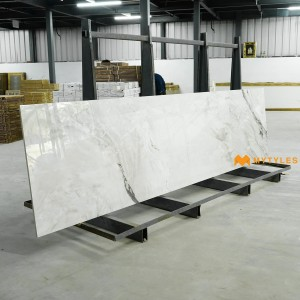 undefined-Vitrified White Slab Floor and Wall Tile Code22033 (790x3000x15mm, Glossy)