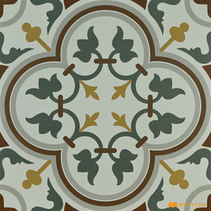 undefined-Vitrified Moroccan Tile Code23156 (600x600mm, Matt)