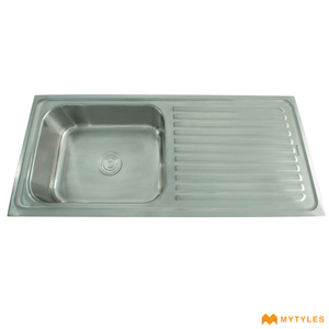 undefined-Futura Kitchen Sink - Dura Single Bowl With Drain Code14173 (45x20x8 Inch)