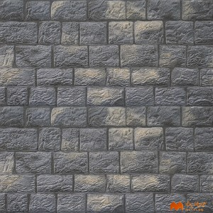 undefined-Ceramic Gray Elevation Wall Tile Code37618 (300x600mm, Sugar)