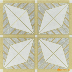 undefined-Vitrified Ivory Moroccan Floor and Wall Tile Code29999 (200x200mm, Matt)