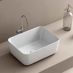 undefined-Ceramic White Wash Basin Code31342 (305x410mm, Glossy, Cello)