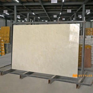 undefined-Vitrified Ivory Slab Floor and Wall Tile Code29742 (1200x1800mm,Glossy)