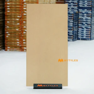 undefined-Warm Sand Yellow Matt Rustic GVT Tile Code40421 600x1200mm 2Pc Pack