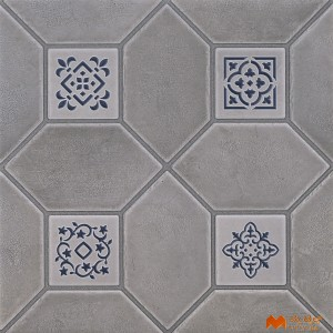 undefined-Vitrified Gray Digital Parking Floor and Wall Tile Code36864 (400x400mm, Matt)