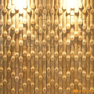 undefined-Natural Stone Wall Cladding Code16438 (145x600mm, Stone) - Teak Bamboo