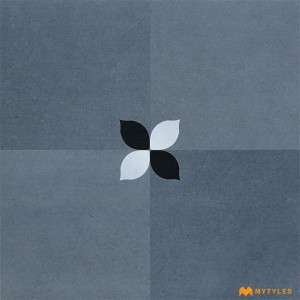 undefined-Vitrified Grey Moroccan Floor and Wall Tile Code28213 (600x600mm, Matt)