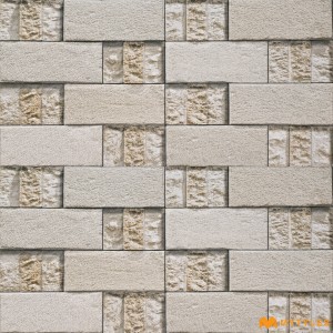 undefined-Vitrified Cream Elevation Wall Tile Code8033 (300x600mm, Matt)