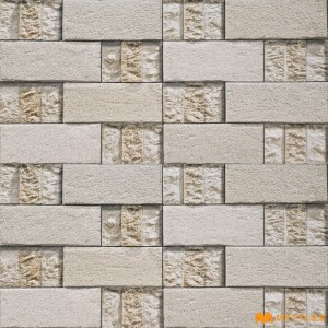 undefined-Vitrified Cream Elevation Wall Tile Code8033 (300x600mm, Matt)