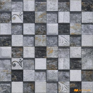 undefined-Ceramic Gray Elevation Wall Tile Code6724 (300x600mm,Matt)