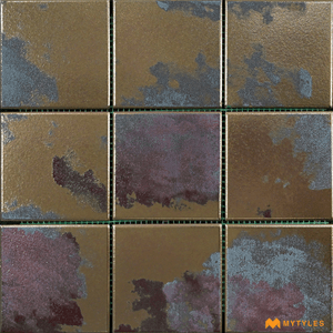 undefined-Imported Mosaic Tile Code23991 (300x300mm, Metallic)