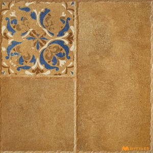undefined-Vitrified Brown Digital Parking Floor and Wall Tile Code28179 (500x500mm, Matt)