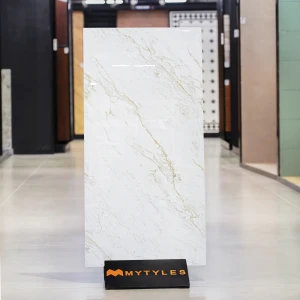 undefined-Vitrified White Floor and Wall Tile Code37495 (600x1200mm, Glossy)