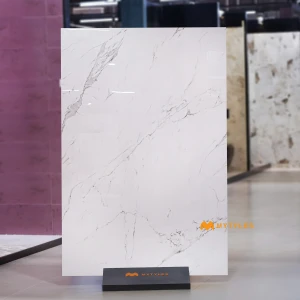 undefined-Vitrified White Slab Floor and Wall Tile Code37164 (1200x1800mm, Glossy)