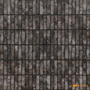 undefined-Ceramic Gray Kitkat Wall Tile Code31706 (300x600mm, Matt)