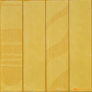 undefined-Ceramic Yellow Subway Wall Tile Code27295 (300x300mm, Matt)