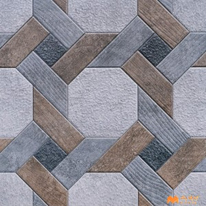 undefined-Vitrified Gray Digital Parking Floor and Wall Tile Code36822 (400x400mm, Matt)