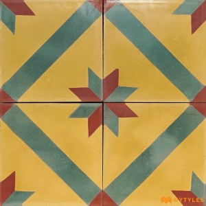 undefined-Athangudi Tile Code20959 (254x254mm, Matt)