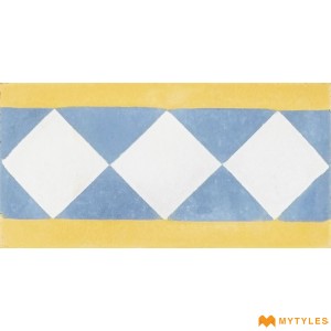 undefined-Athangudi Tile Code30406 (127x254mm, Matt)