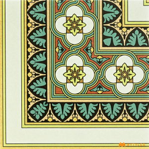 undefined-Carpet Design Floor and Wall Tile Code27349A (300x300mm, Matt)