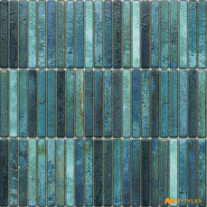 undefined-Ceramic Blue Kitkat Wall Tile Code34155 (300x300mm, Sugar)