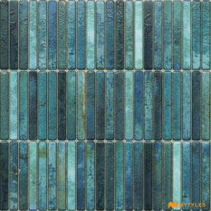 undefined-Ceramic Blue Kitkat Wall Tile Code34155 (300x300mm, Sugar)
