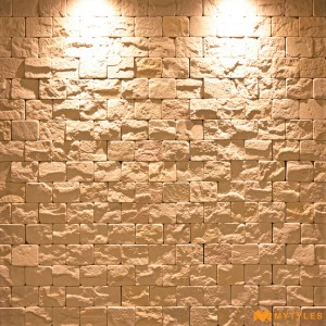 undefined-Natural Mint Sand Stone Wall Cladding Code29646 (300x300mm, Stone)-MYT144