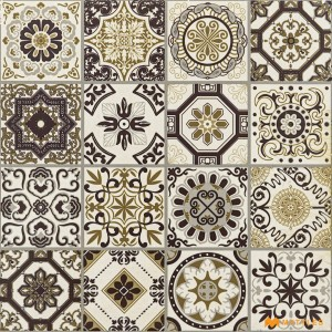 undefined-Vitrified Moroccan Tile Code23027 (300x300mm, Matt)