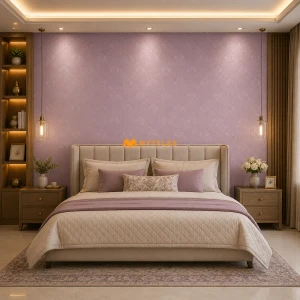 undefined-Vitrified Pink Poster Wall Tile Code37893LT (600x1200mm, Matt)