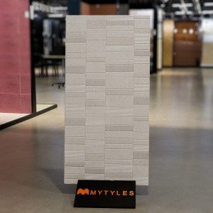 undefined-Vitrified Beige Textured Wall Tile Code36927 (600x1200mm, Matt)