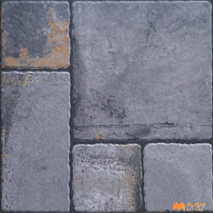 undefined-Vitrified Gray Digital Parking Floor and Wall Tile Code36836 (400x400mm, Matt)