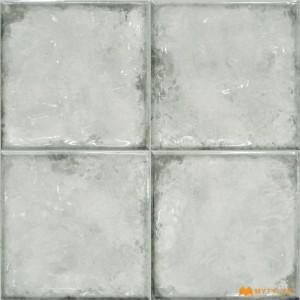 undefined-Ceramic Gray Geometric Wall Tile Code31409 (300x300mm, Glossy)